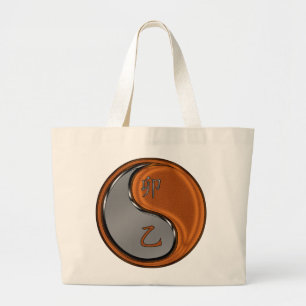 Year of the Wood Rabbit Large Tote Bag