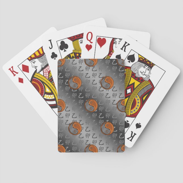 Year of the Wood Rabbit Playing Cards (Back)