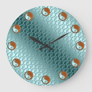 Year of the Wood Snake Large Clock