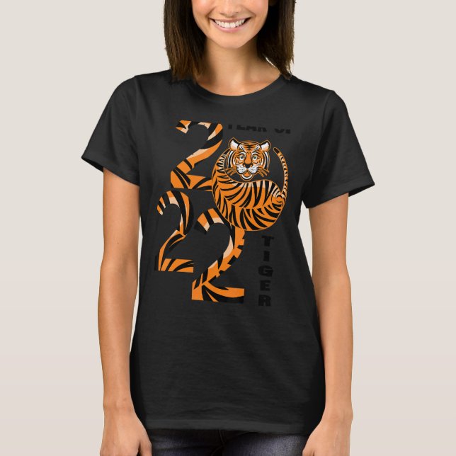 Year Of Tiger 2022 Happy Chinese New Year 2022 T-Shirt (Front)
