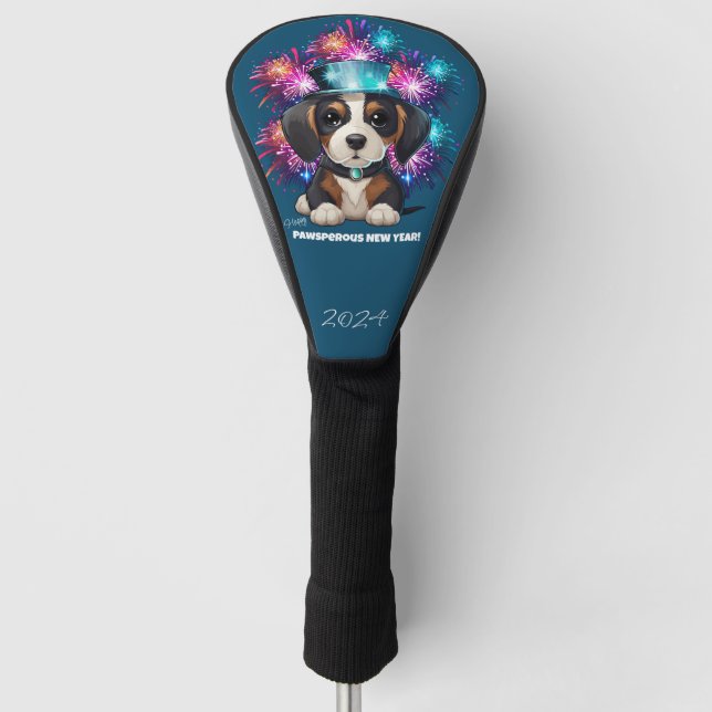 Year of Woofs! Golf Head Cover (Front)