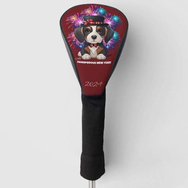 Year of Woofs! Golf Head Cover (Front)