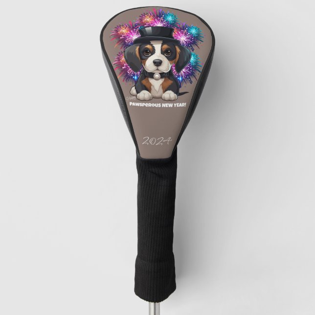 Year of Woofs! Golf Head Cover (Front)