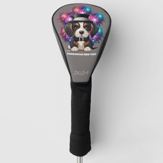 Year of Woofs! Golf Head Cover (Front)