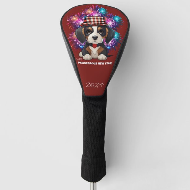 Year of Woofs! Golf Head Cover (Front)