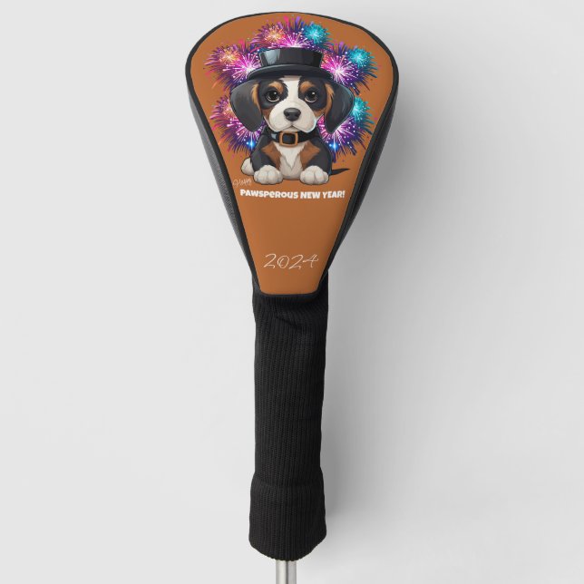 Year of Woofs! Golf Head Cover (Front)