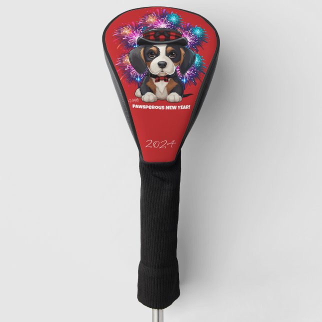 Year of Woofs! Golf Head Cover (Front)