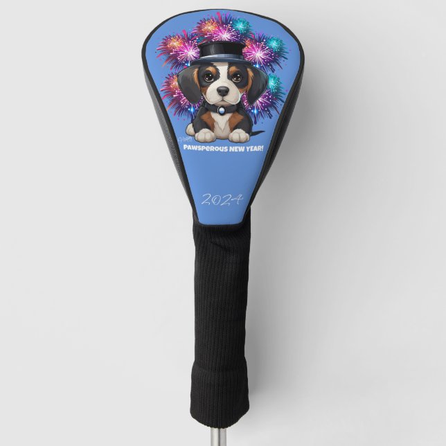Year of Woofs! Golf Head Cover (Front)
