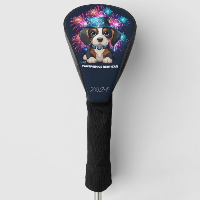 Year of Woofs! Golf Head Cover (Front)