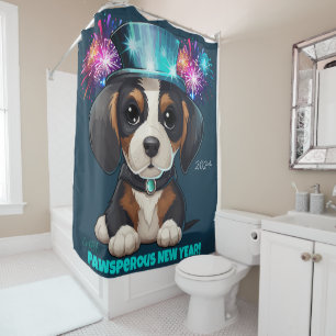 Year of Woofs! Shower Curtain