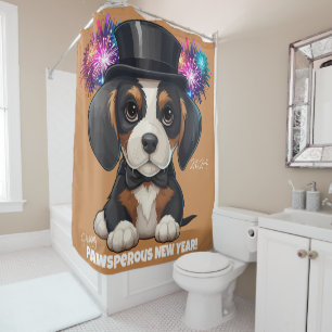 Year of Woofs! Shower Curtain