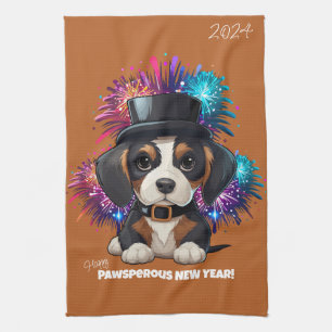Year of Woofs! Tea Towel