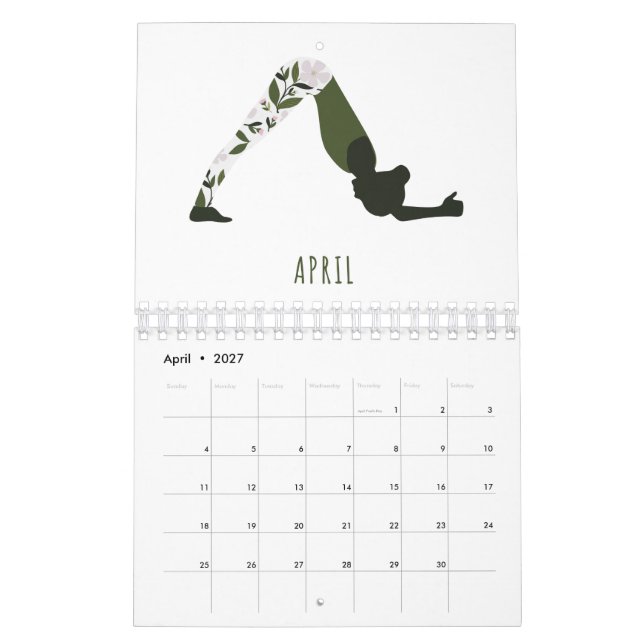 Year of Yoga Calendar (Apr 2027)