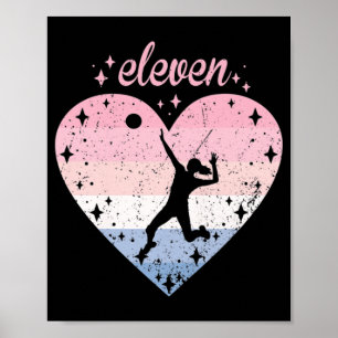 Year Old Cute Volleyball Birthday Girl th Bday   Poster
