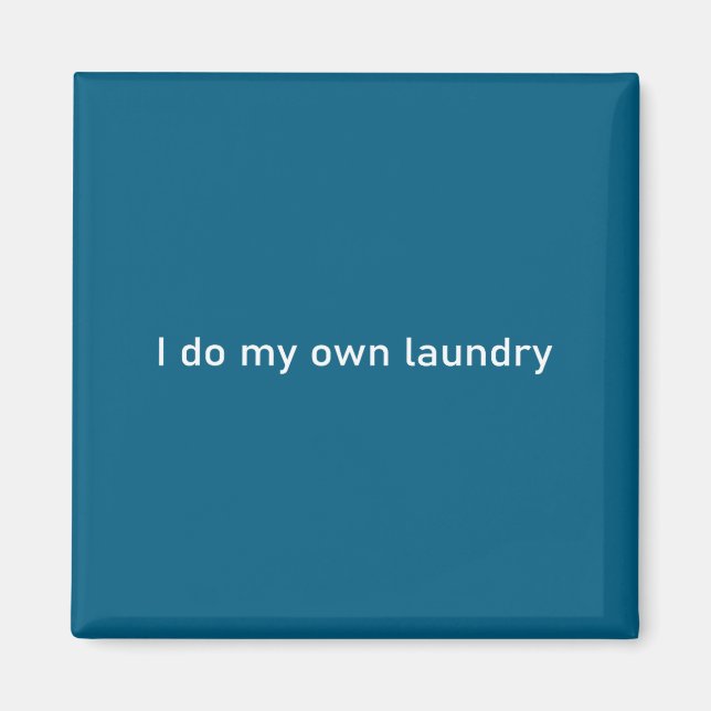 Year Own Laundry Minimal Achievements Magnet (Front)