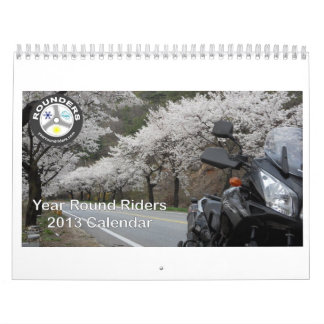 Year Round Riders 2013 Calendar