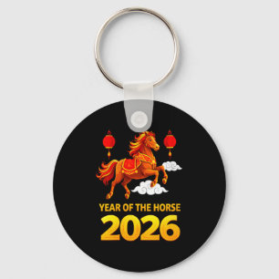 Year Shirt Women's Lunar Chinese V Neck Key Ring