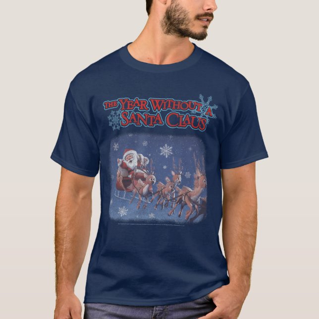 Year Without a Santa Claus Poster Art and Logo Chr T-Shirt (Front)