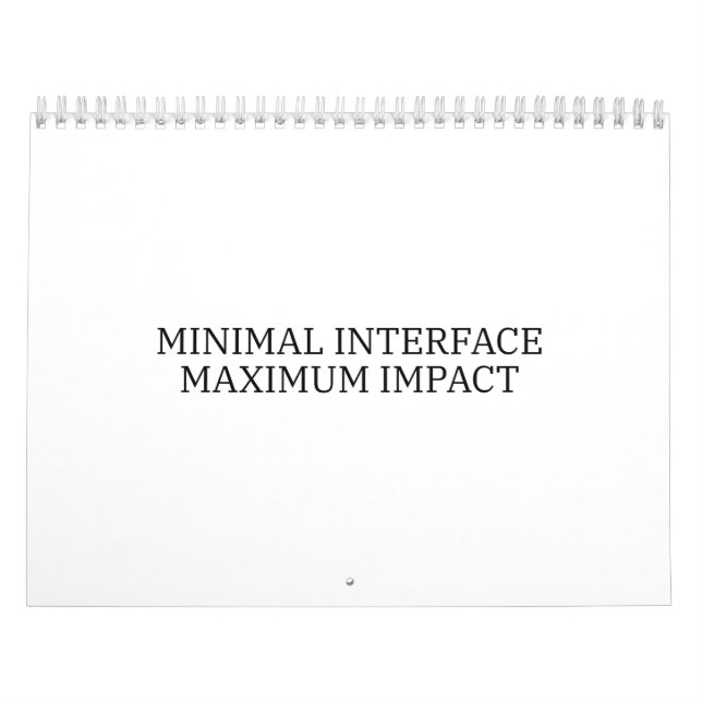 Yearly Architecture | Minimal Interface Visual  Calendar (Cover)