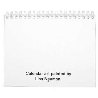 Yearly Calendar with Seasonal Designs