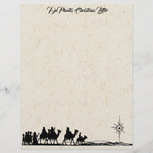 Yearly Christmas Letter Personalised Letterhead