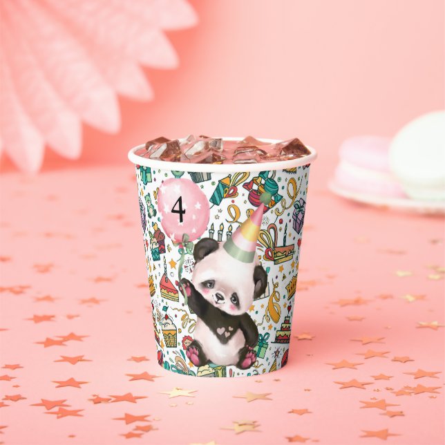 Yearly Happy Birthday  Paper Cups (Insitu)