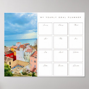 Yearly planner  poster