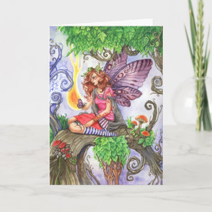 Yearning Fairy Greeting Card
