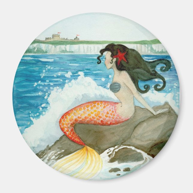 Yearning Litlle Mermaid Art Magnet (Front)