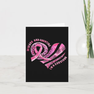 Years And Counting I'm A Survivor Breast Cancer Aw Card