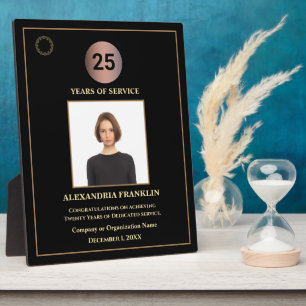 Years of Service Employee Photo Custom Awards  Plaque