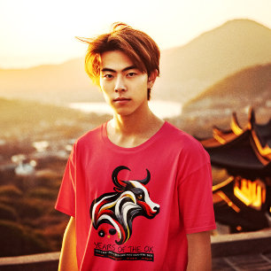 Years Of The Ox - Chinese Zodiac Sign T-Shirt