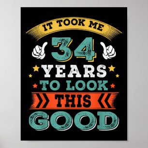 Years Old Birthday Quote Graphics Funny Th B-day Poster