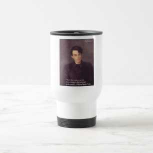 Yeats "Think Wise" Wisdom Quote Gifts & Cards Travel Mug