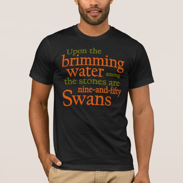 Yeats Wild Swans T-Shirt (Front)