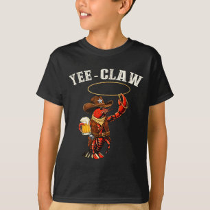 Yee Claw Funny Crawfish Cajun Seafood Festival T-Shirt