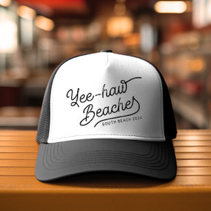 Yee-haw Beaches Custom Matching Spring break Trucker Hat