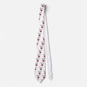 Yee Haw Christmas Cowboy Santa Claus Tie