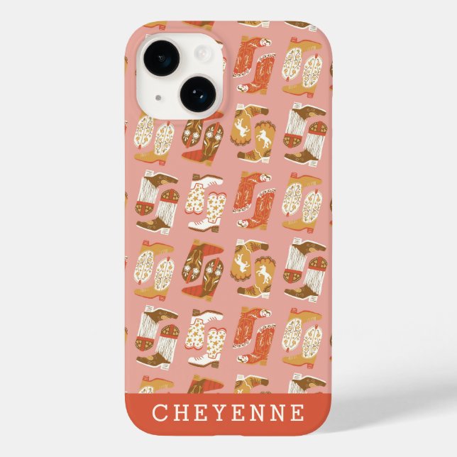 Yee Haw Cowgirl Boots Case-Mate iPhone Case (Back)