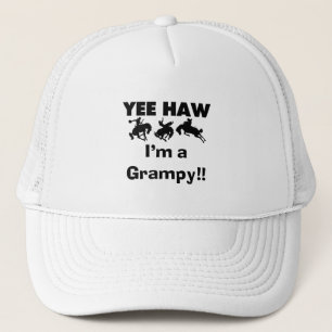 Yee Haw I'm a Grampy T-shirts and Gifts Trucker Hat