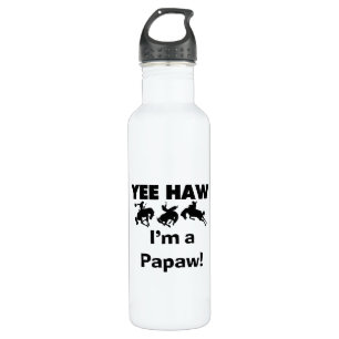 Yee Haw I'm a Papaw Tshirts and 710 Ml Water Bottle