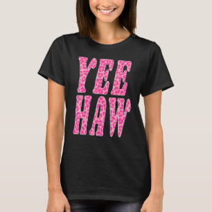 Yee Haw Leopard Howdy Western Country Southern Rod T-Shirt
