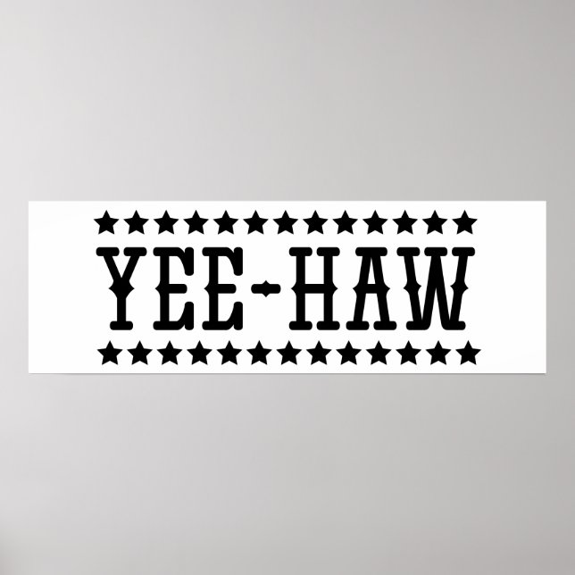 YEE-HAW POSTER (Front)