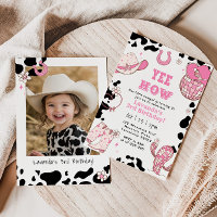 Yee Haw Rodeo Cowgirl 3rd birthday party