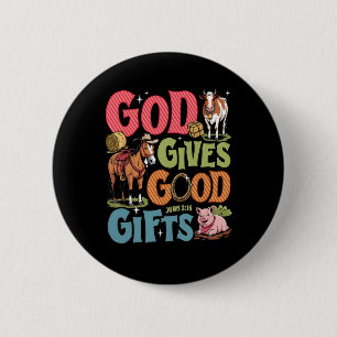 Yee Haw Vbs 2025 Animal Farm Vacation Bible School 6 Cm Round Badge