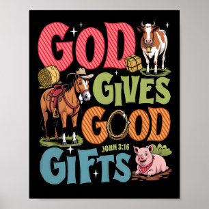 Yee Haw Vbs 2025 Animal Farm Vacation Bible School Poster