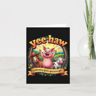 Yee Haw Youth Vbs 2025 Celebrating Greatest Camp Card
