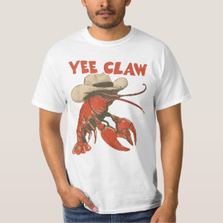 Yeeclaw Western Cowboy Crawfish Boil Summer T-Shirt