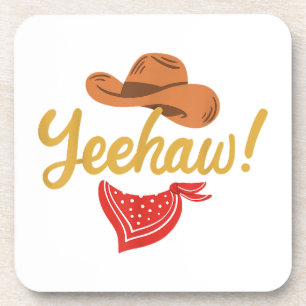 Yeehaw Cowboy Cowgirl Western Country Rodeo Coaster