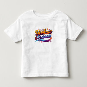 “Yeehaw Pawprints – Cute Western Cowboy Toddler T- T-Shirt